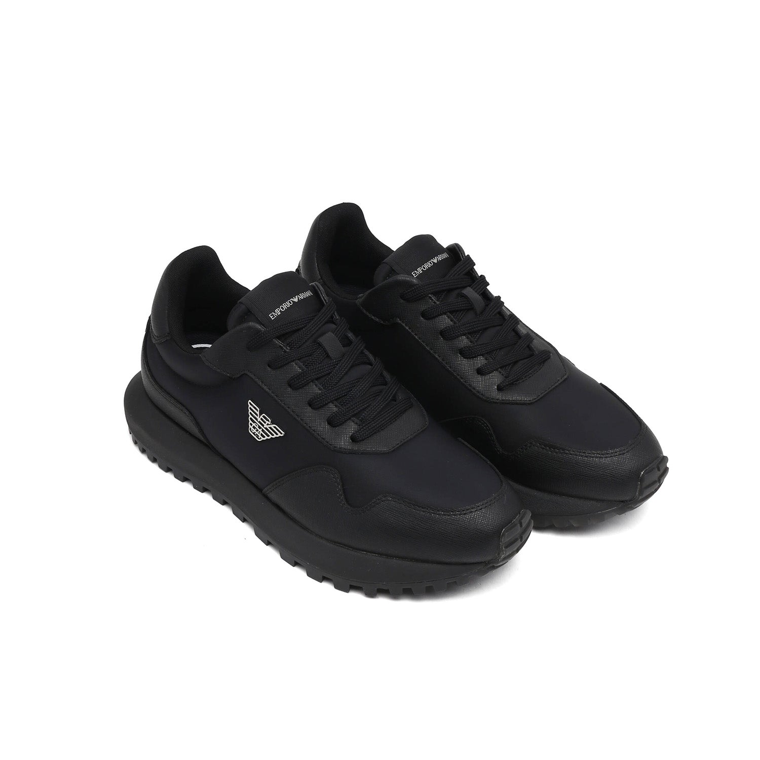 Asv Recycled Nylon Sneakers With Regenerated Saffiano Details