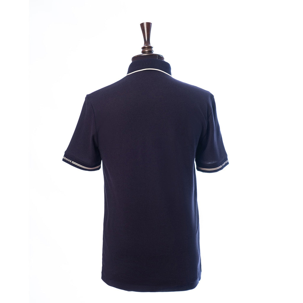 Piqua Polo Shirt With Piped Cuff