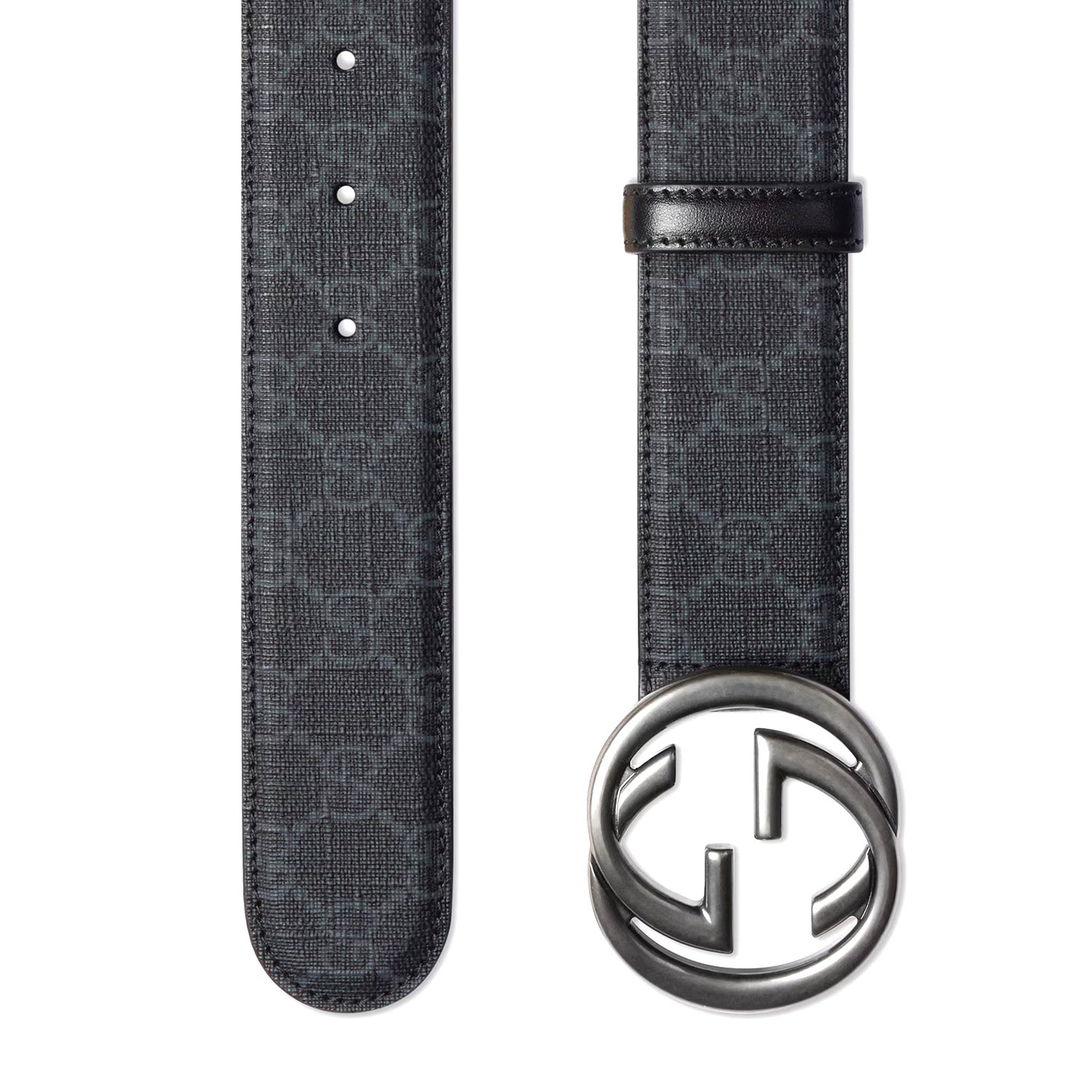 Gg Belt With Interlocking G Buckle