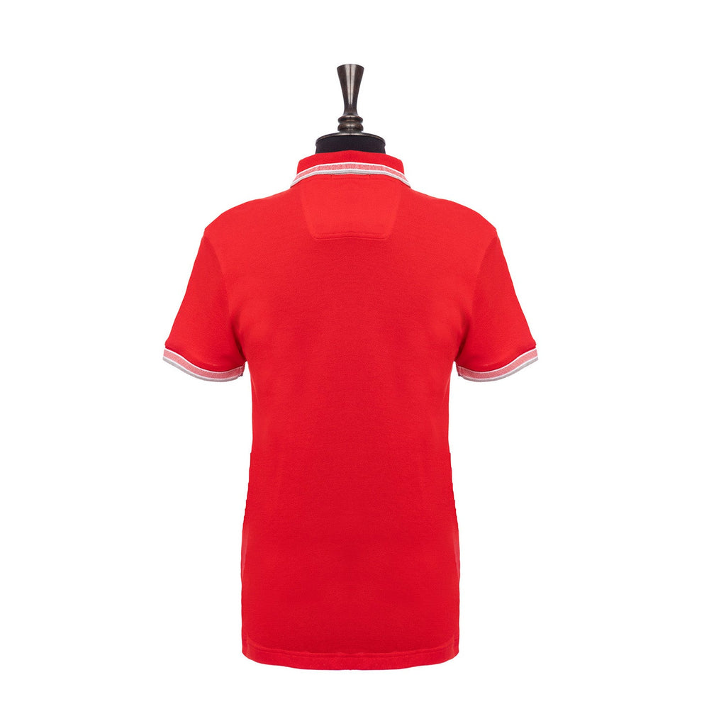 Paddy Polo Shirt In Cotton Piqua With Logo Undercollar