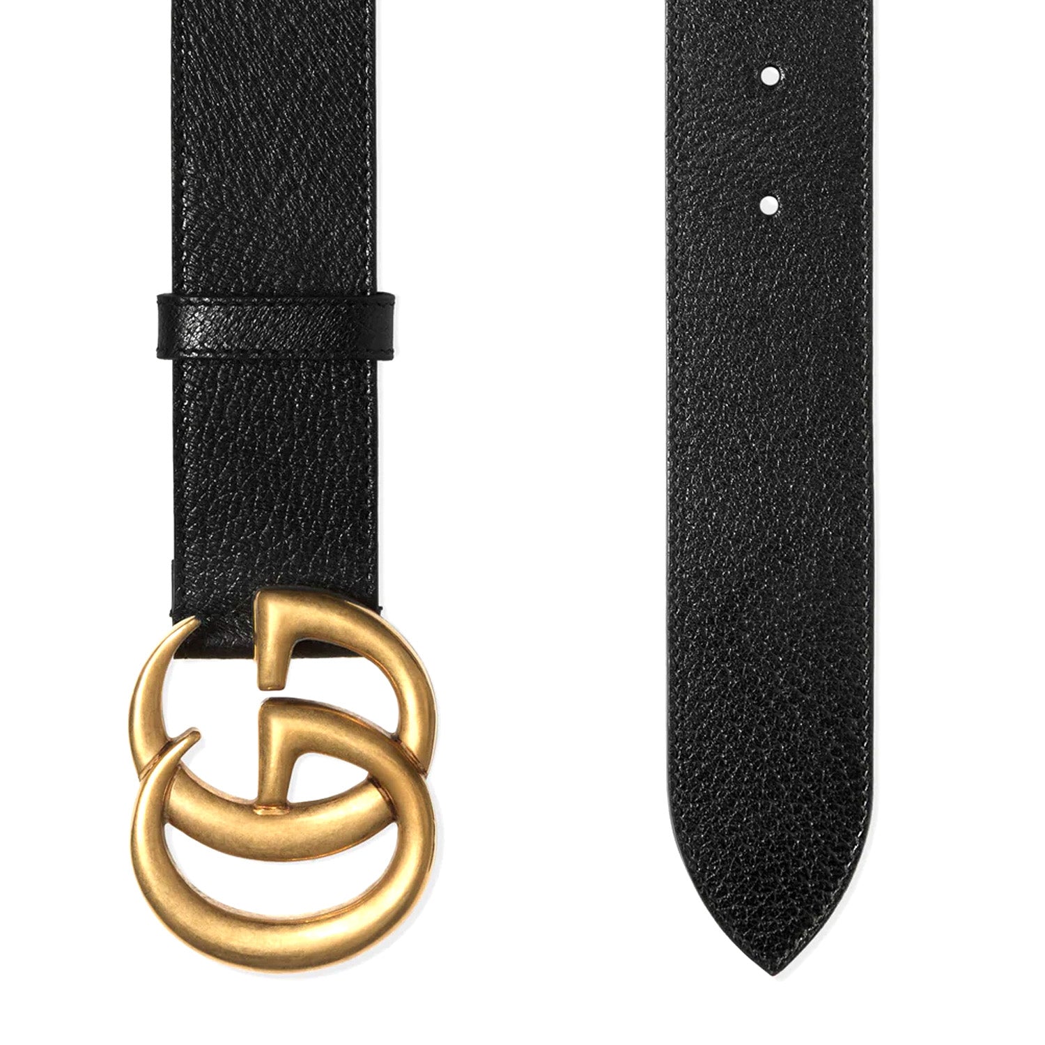 Leather Belt With Eagle Plate
