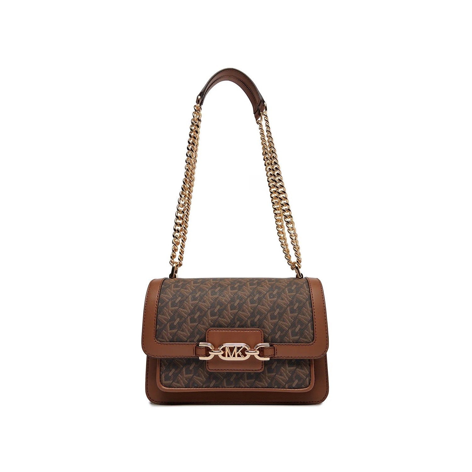 Heather Large Empire Signature Logo Shoulder Bag