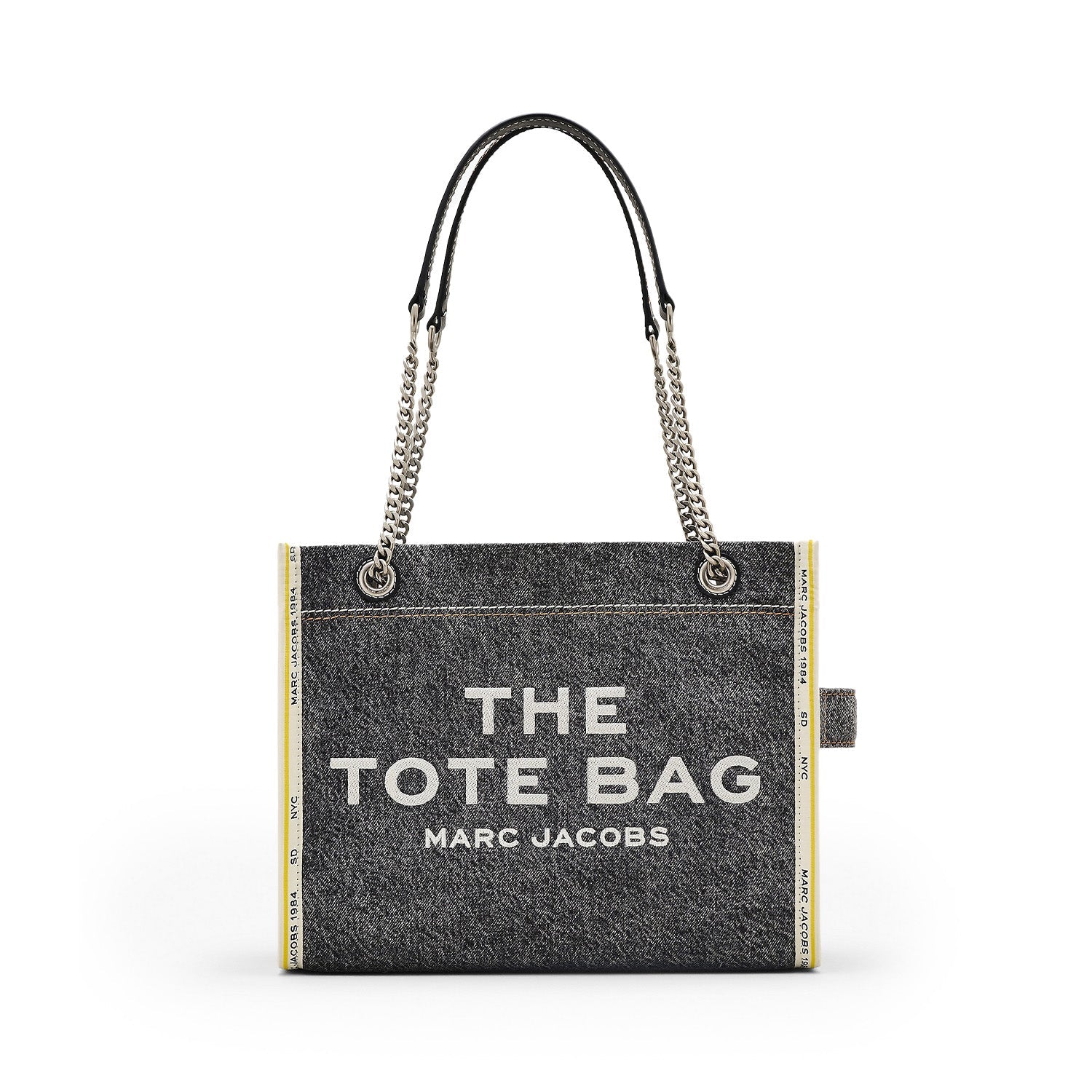 The Denim Chain Small Tote Bag
