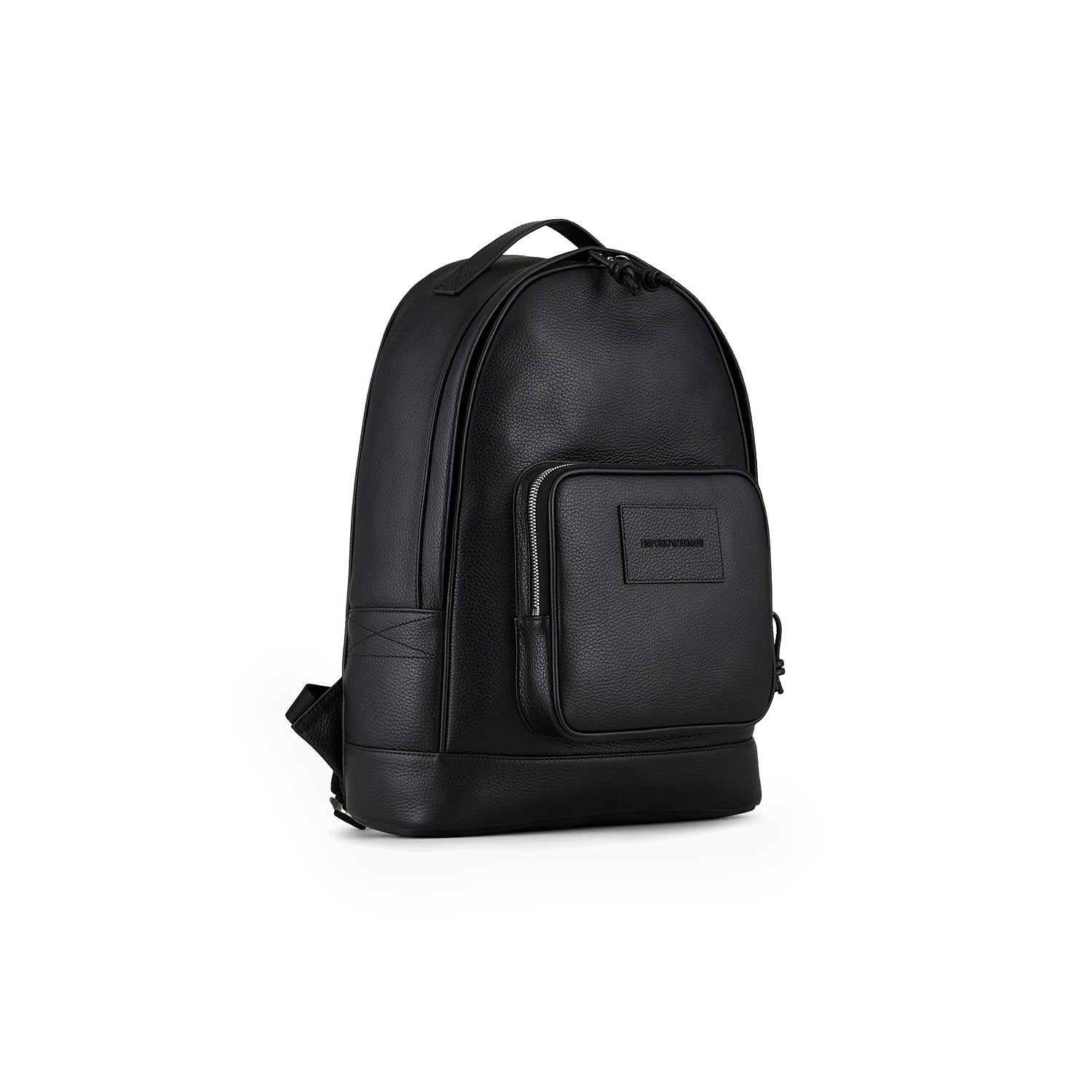 Rounded Backpack In Tumbled Leather