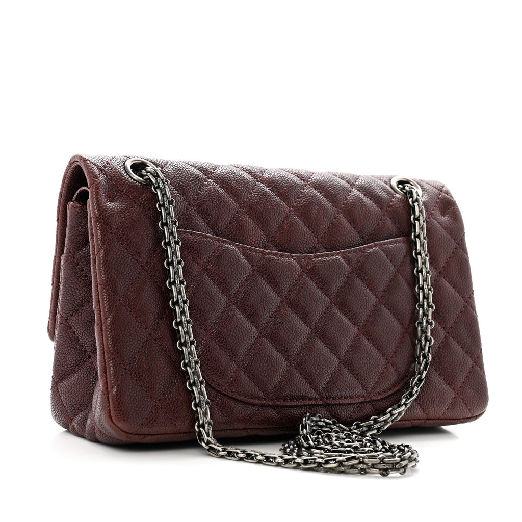 Caviar Quilted 2.55 Reissue 225 Flap Burgundy