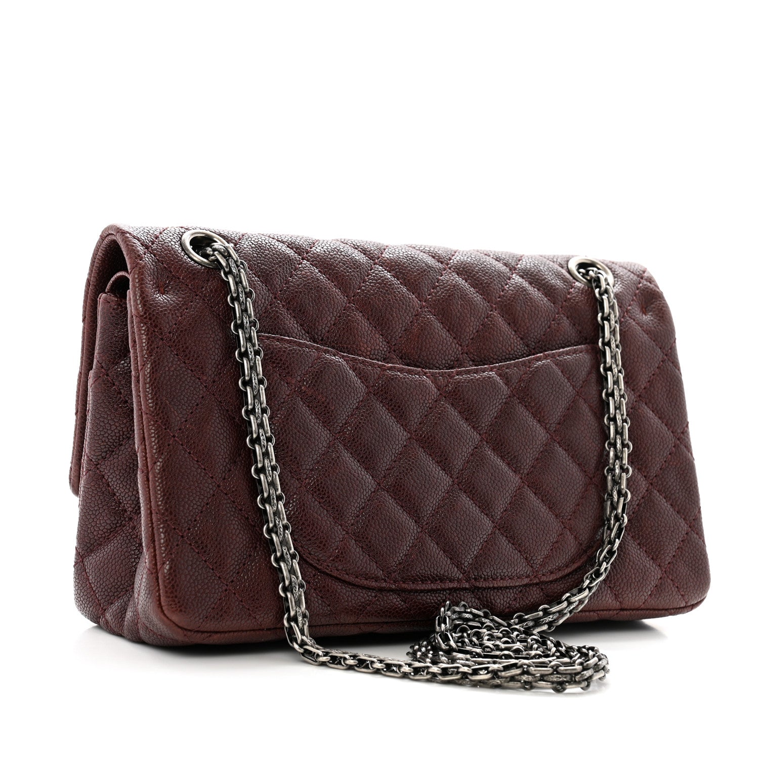 Caviar Quilted 2.55 Reissue 225 Flap Burgundy