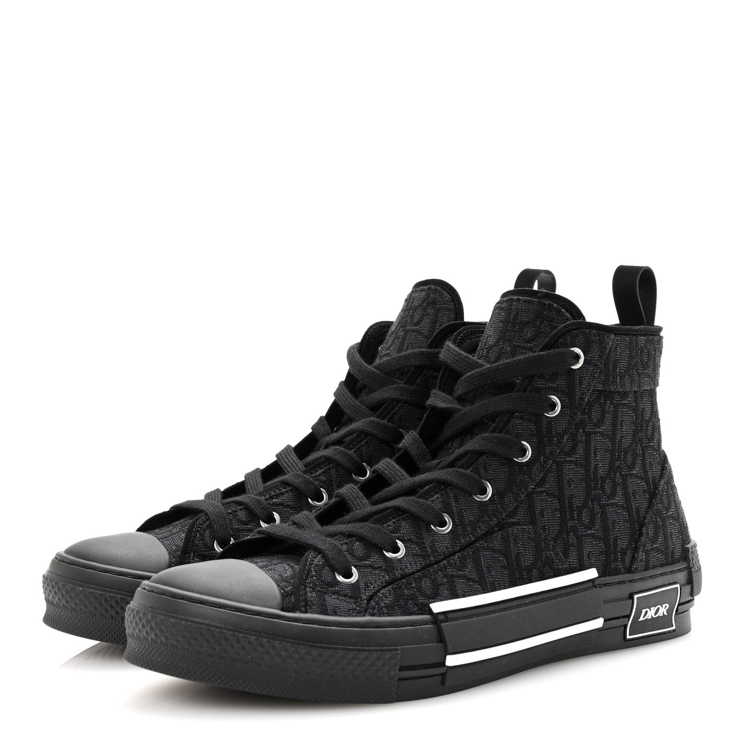Maxi Oblique Mens B23 High Top Sneakers 43 Black