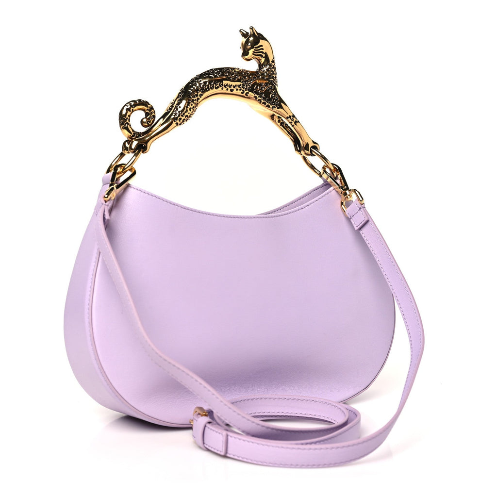 Lambskin Cat Hobo Lilac