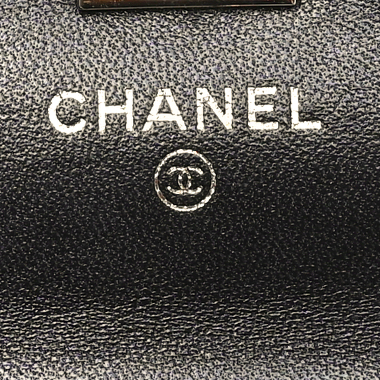 Lambskin Quilted Trendy CC  Holder On Chain Black