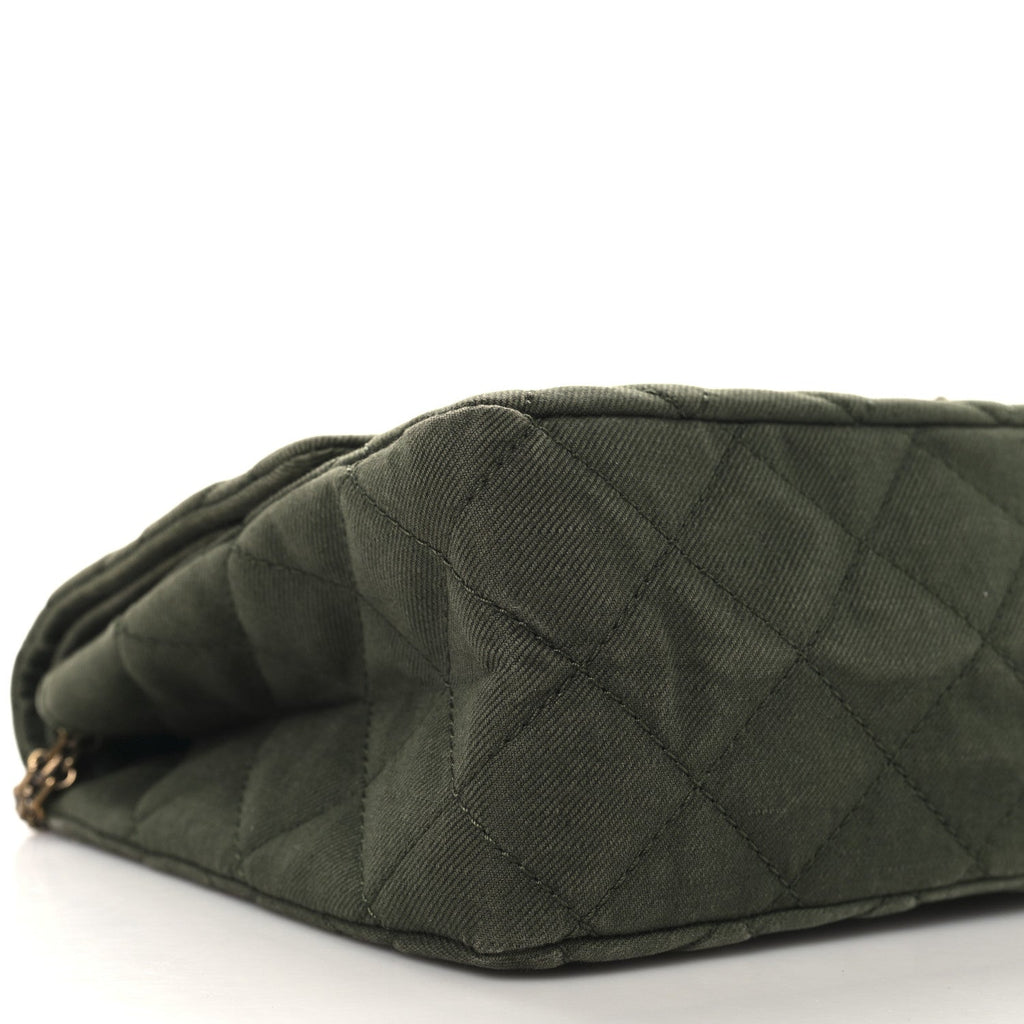 Canvas Quilted 2.55 Reissue 227 Flap Green