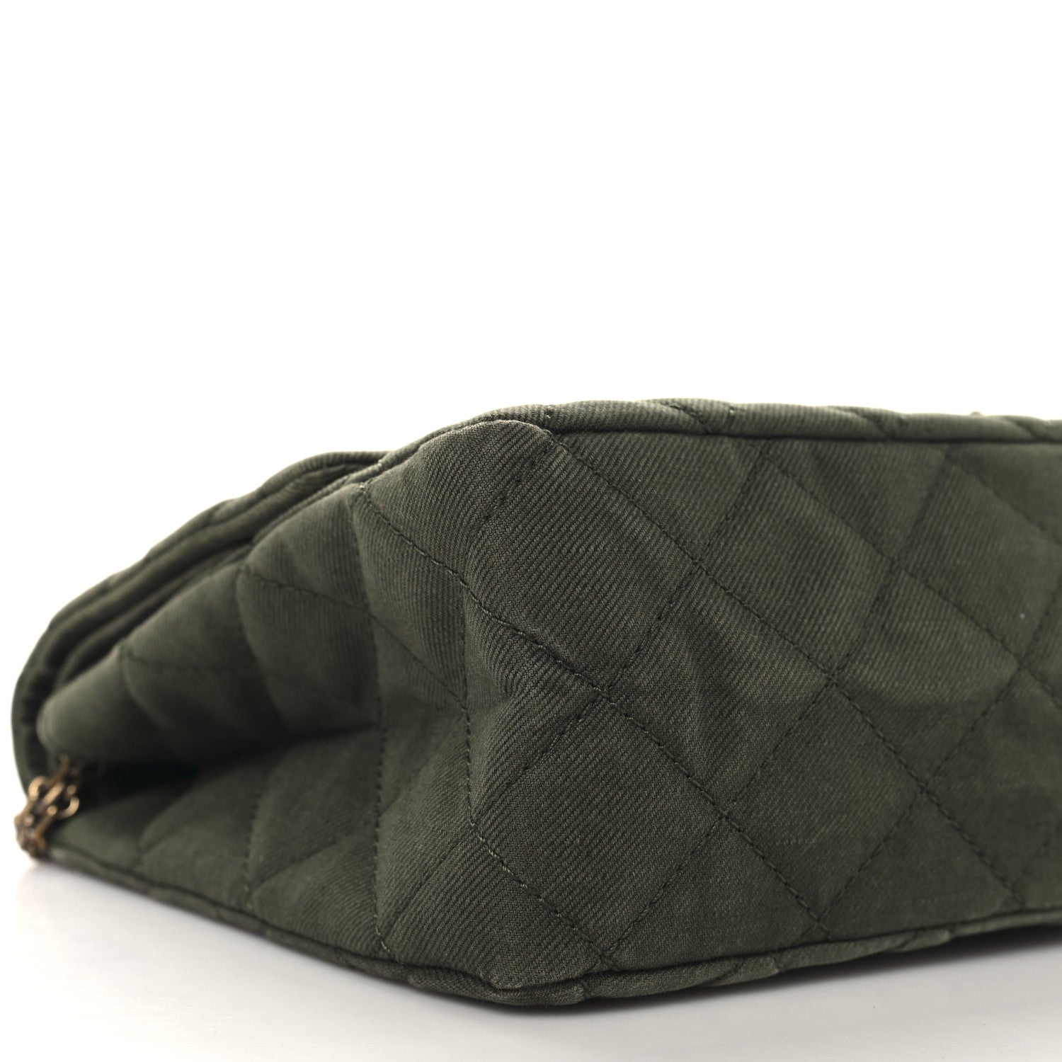 Canvas Quilted 2.55 Reissue 227 Flap Green