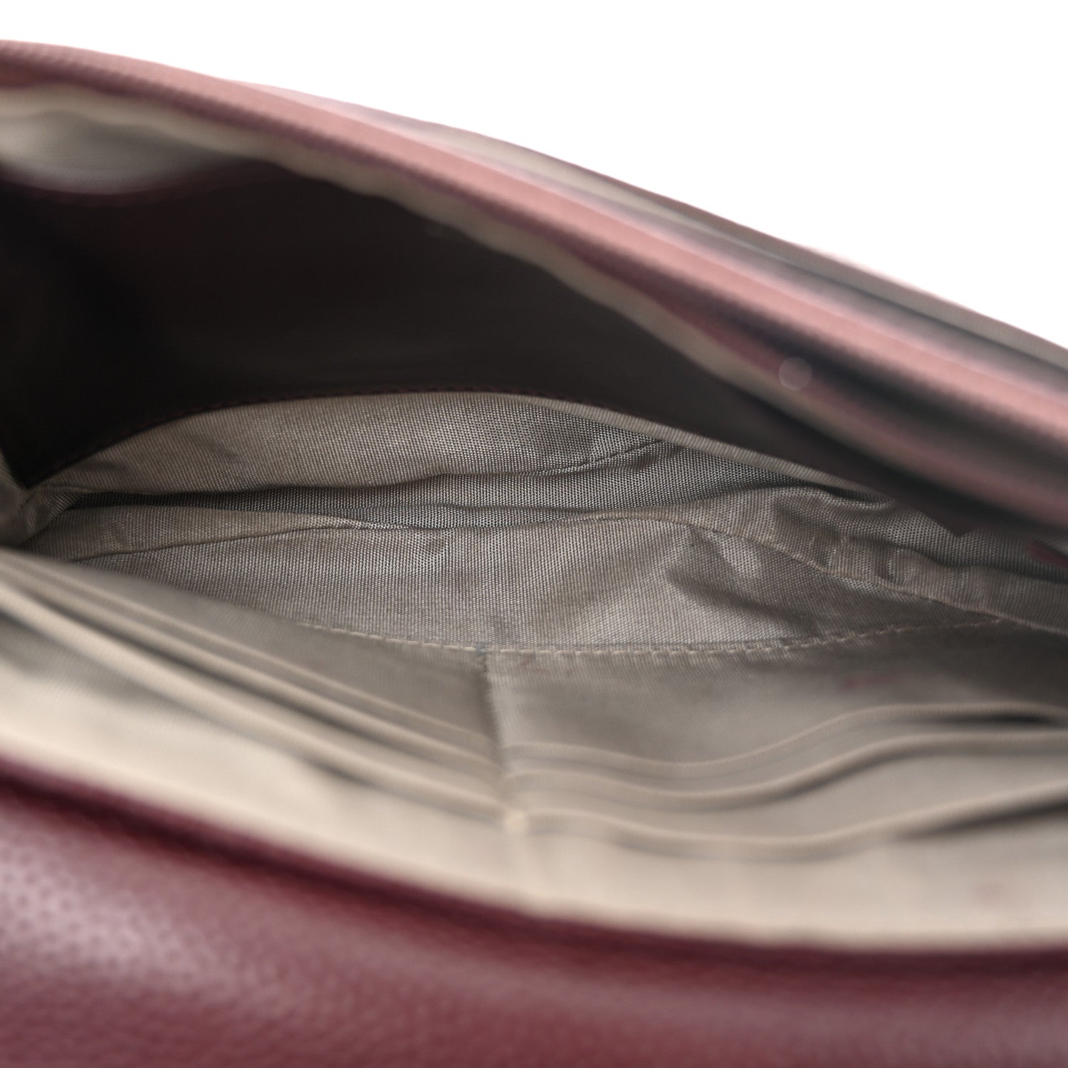 Caviar Half Moon Wallet On Chain WOC Bordeaux