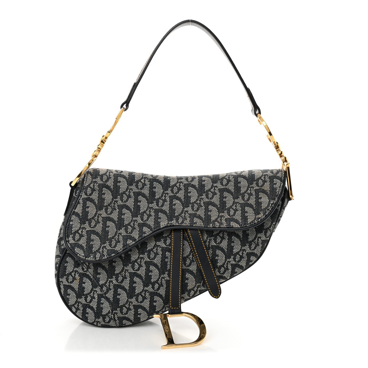 Monogram Saddle Bag Blue
