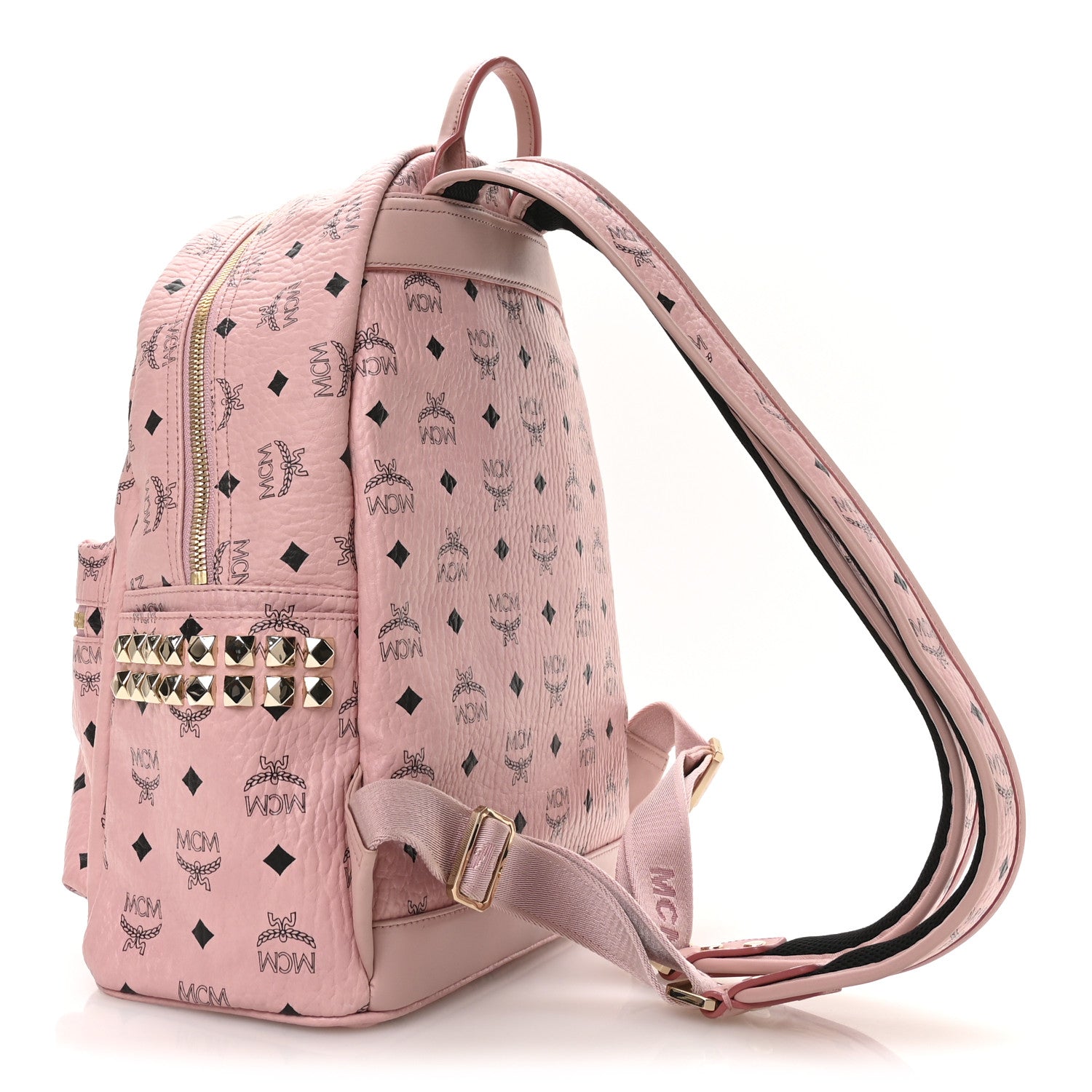Visetos Small Side Stud Stark Backpack Soft Pink