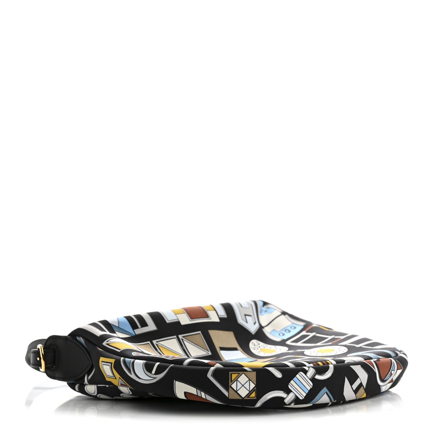 Silk Sursoie To Go Pouch Bleu Marine Craie Black