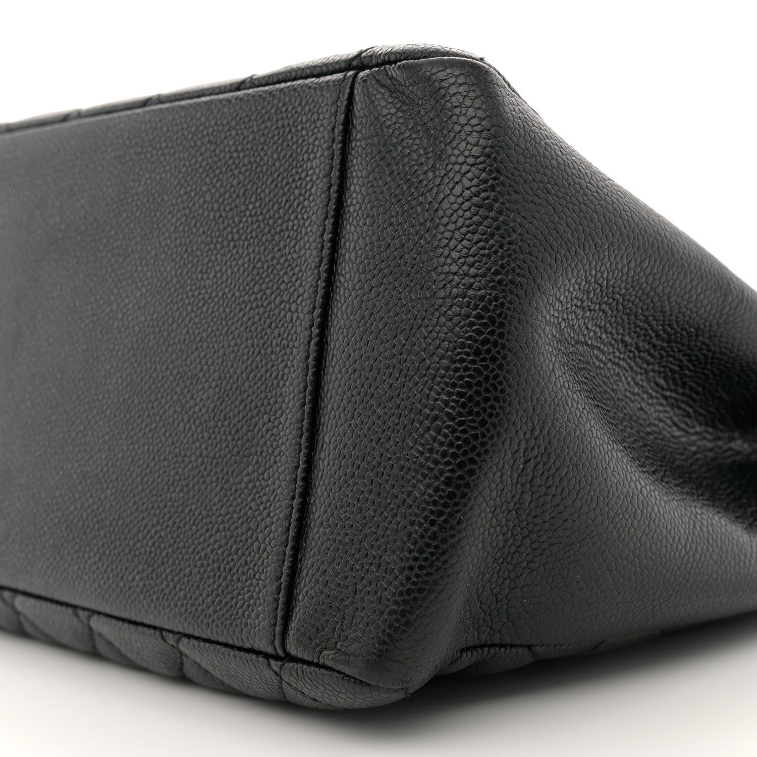 Caviar Quilted Grand Shopping Tote GST Black
