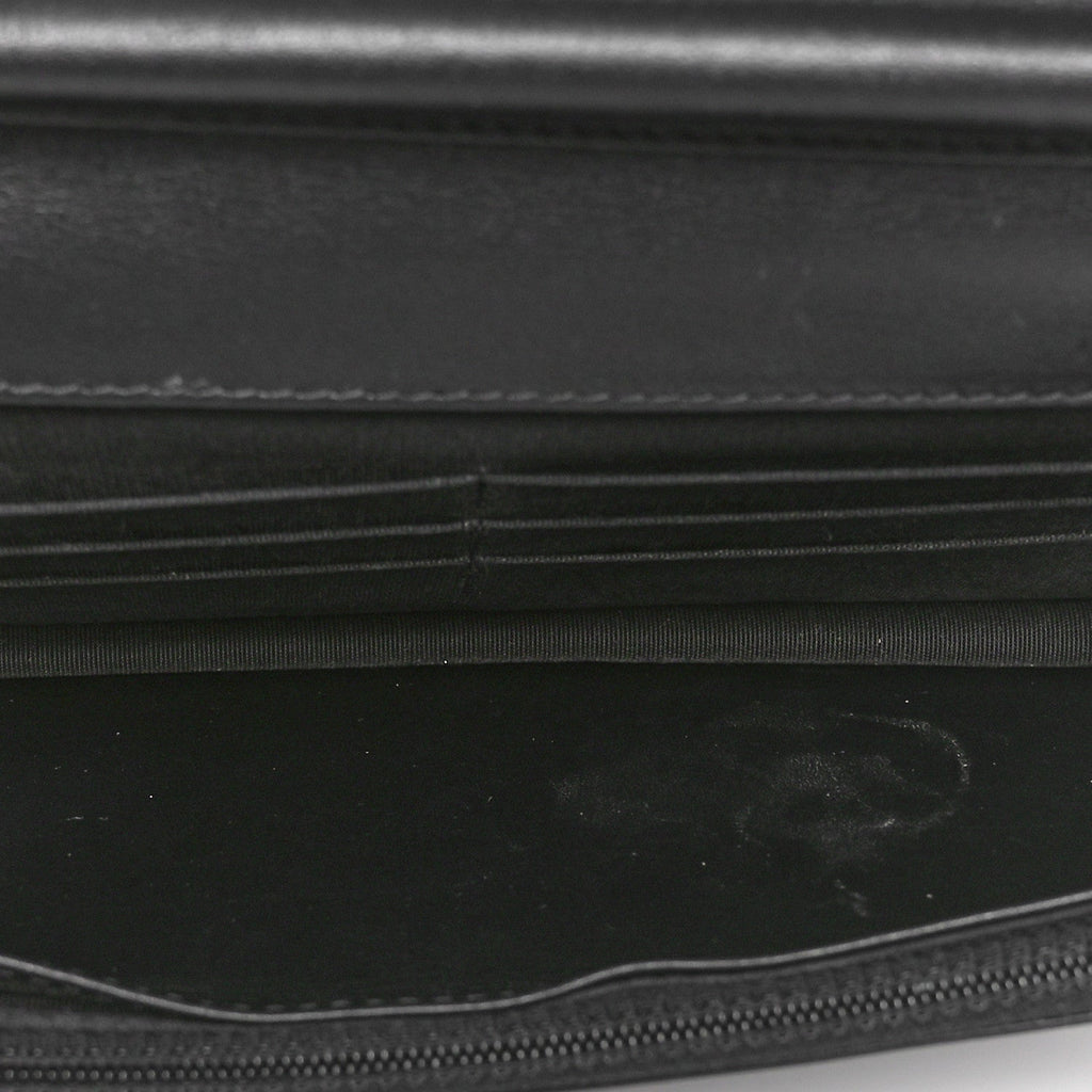 Caviar Quilted Boy Wallet On Chain WOC Black