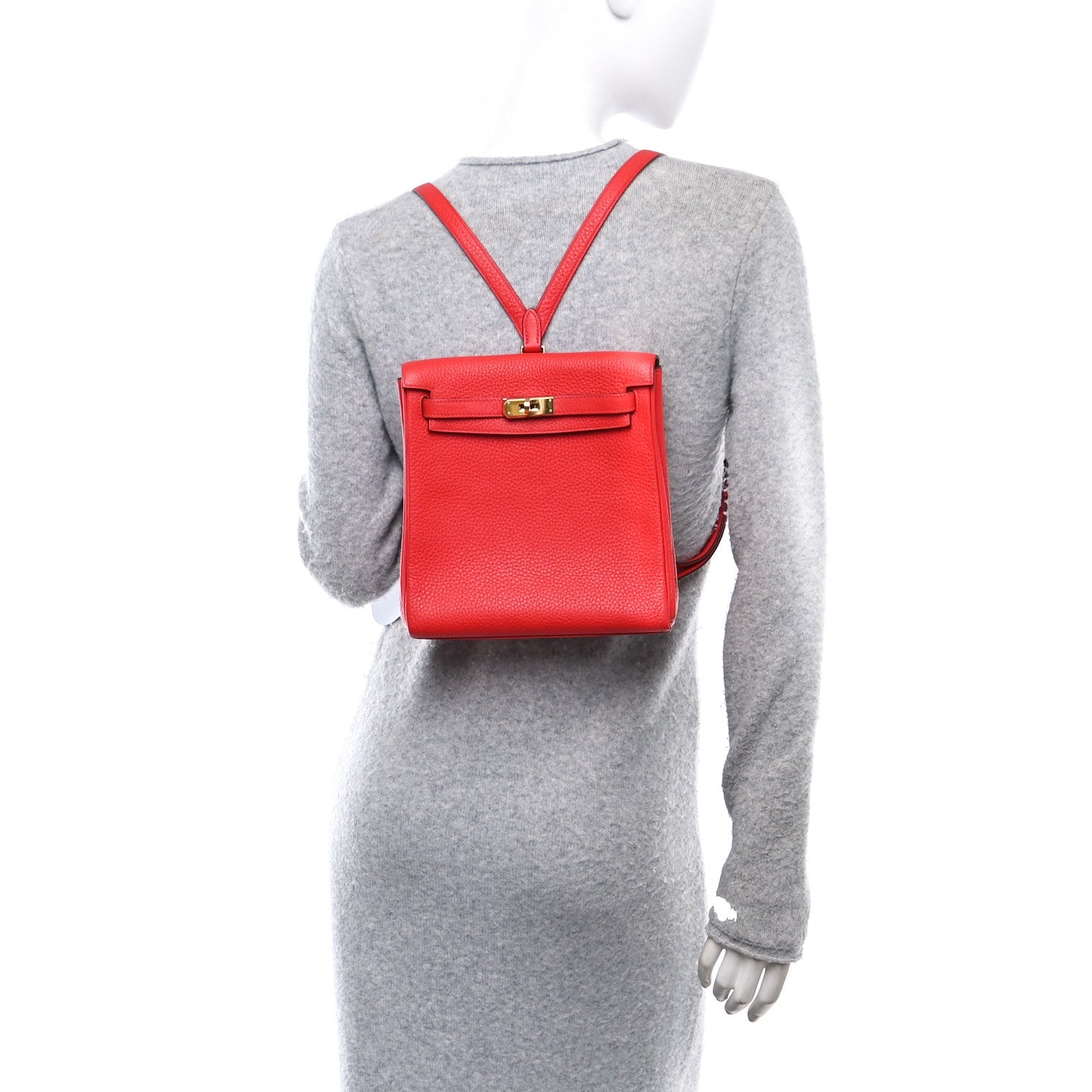 Taurillon Clemence Kelly Ado Backpack Rouge De Coeur