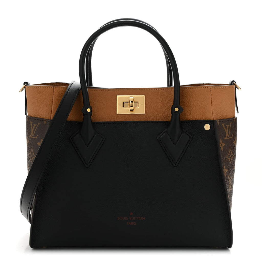 Calfskin Monogram On My Side Black