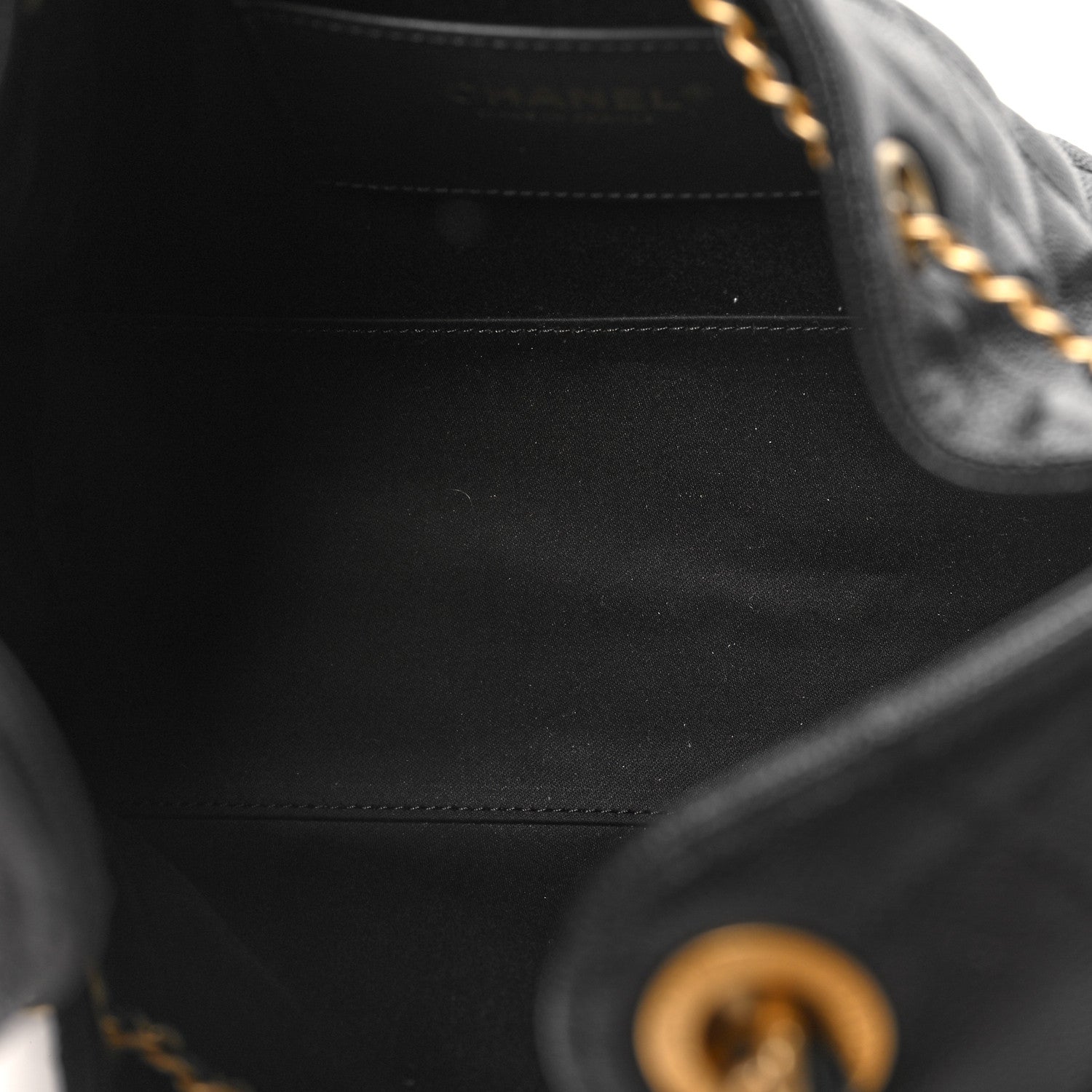 Caviar Quilted Small Chanel 25 Handbag Black