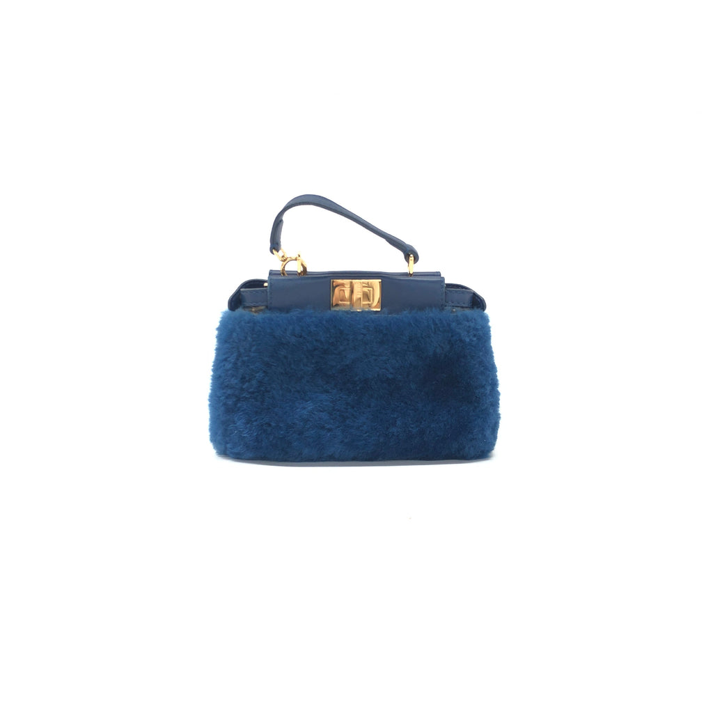 Fendi Micro Peekaboo Shearling 2way Bag