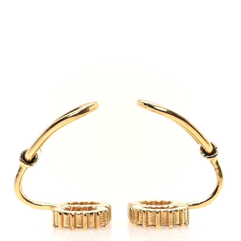 Crystal Clair D Lune Clip On Earrings Gold