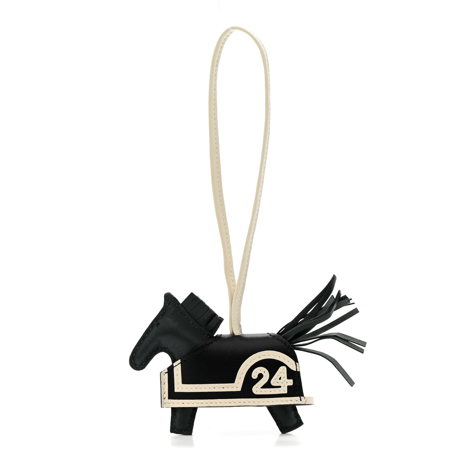 Milo Lambskin Grigri Rodeo Robeo Ceur Bag 24 Charm PM Vert Mangrove Black Craie