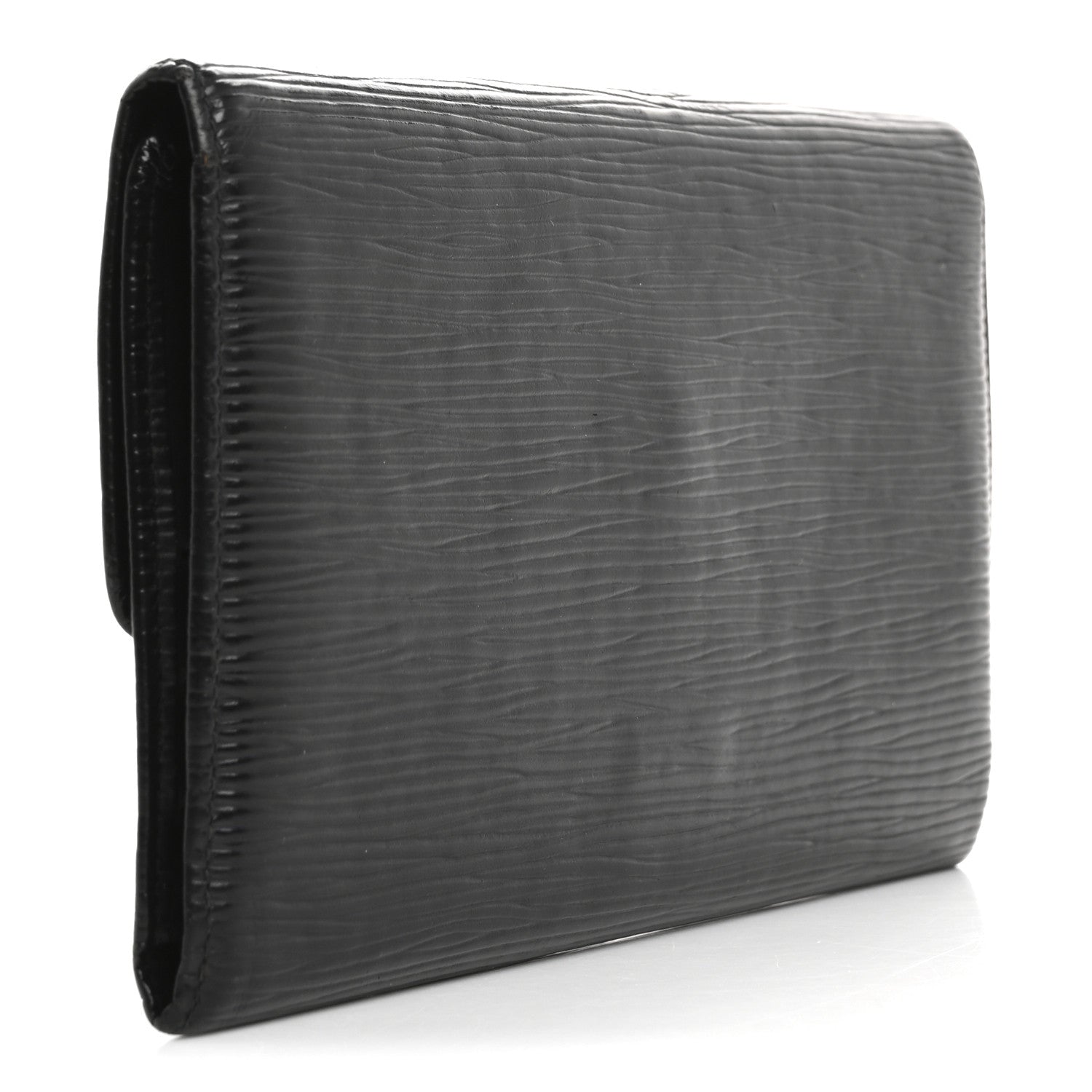 Epi Porte Tresor International Wallet Black