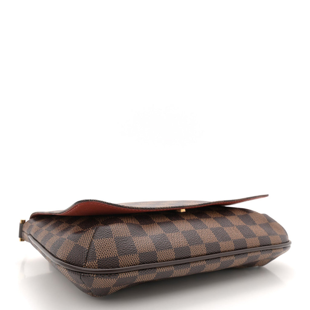 Damier Ebene Musette Tango Long Strap
