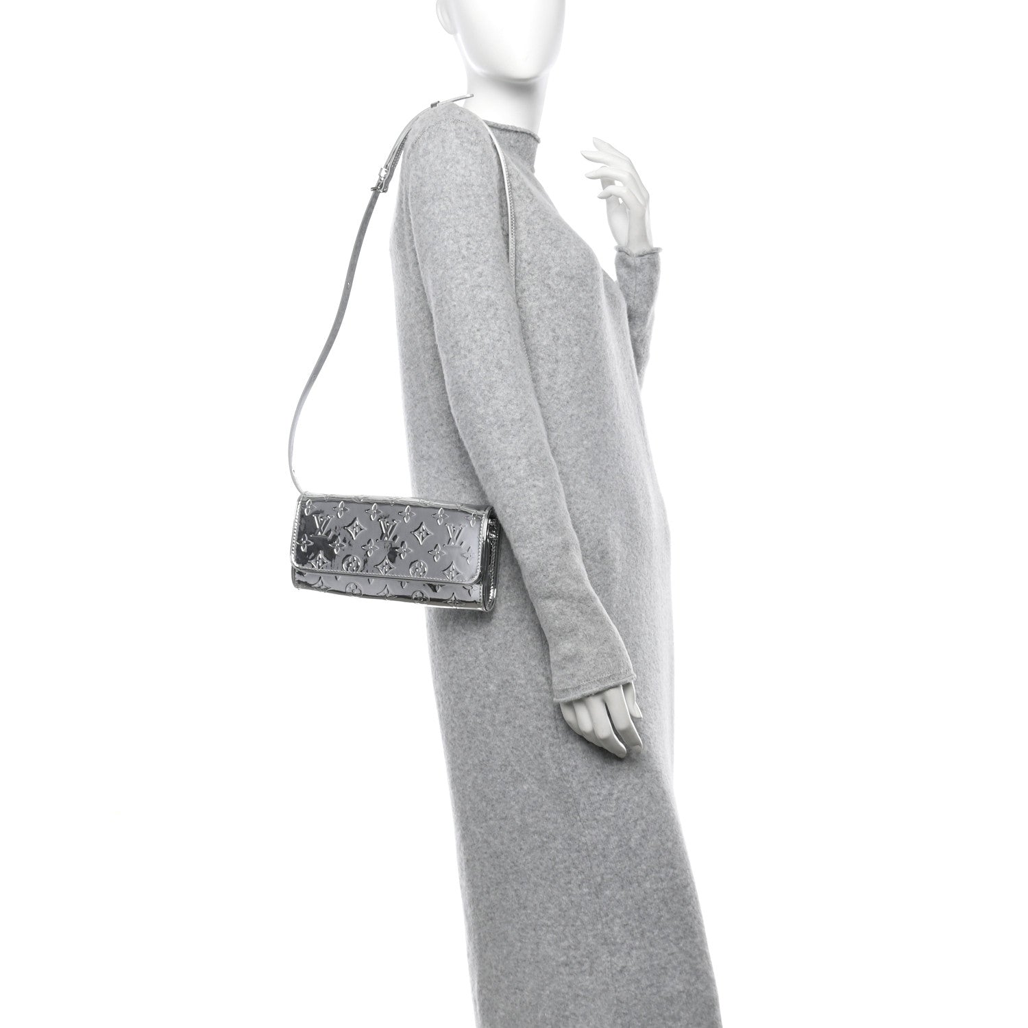 Monogram Miroir Pochette Twin Silver