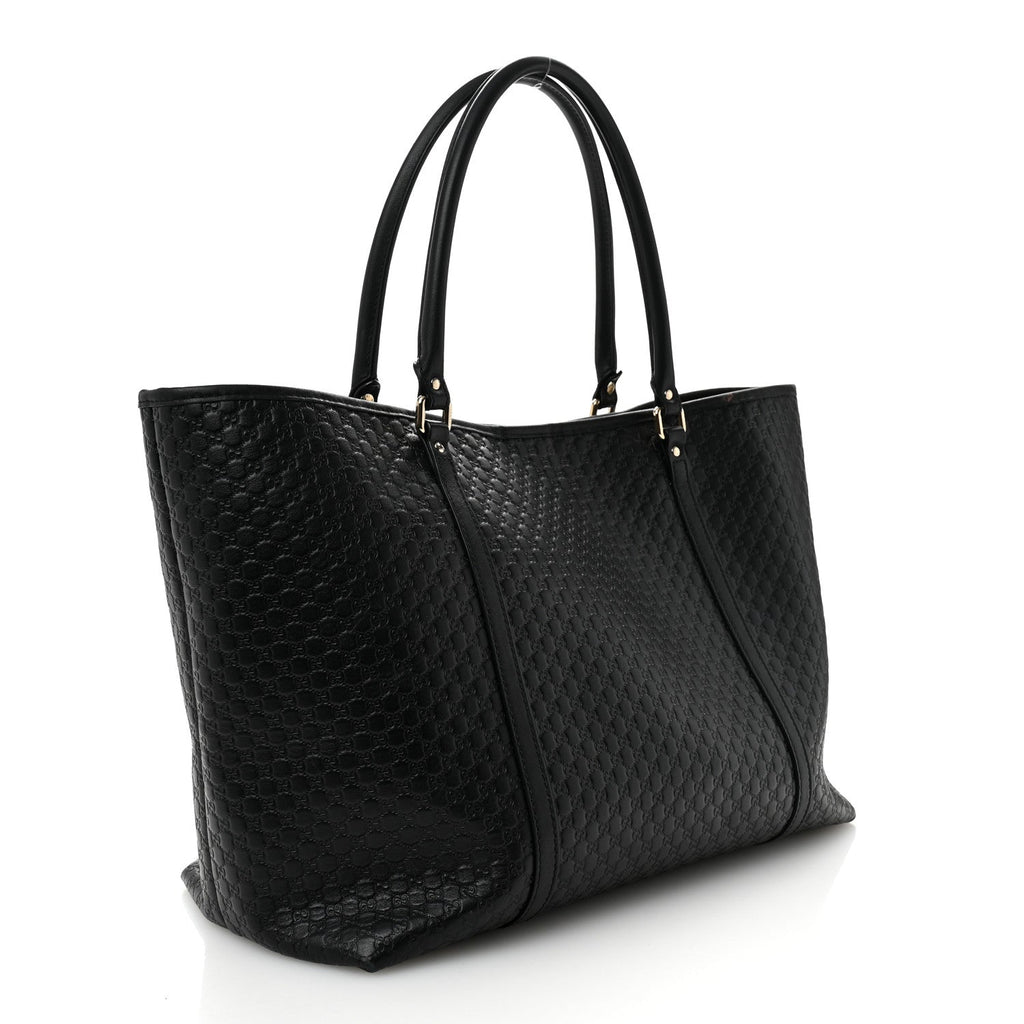 Microguccissima Large Joy Tote Black