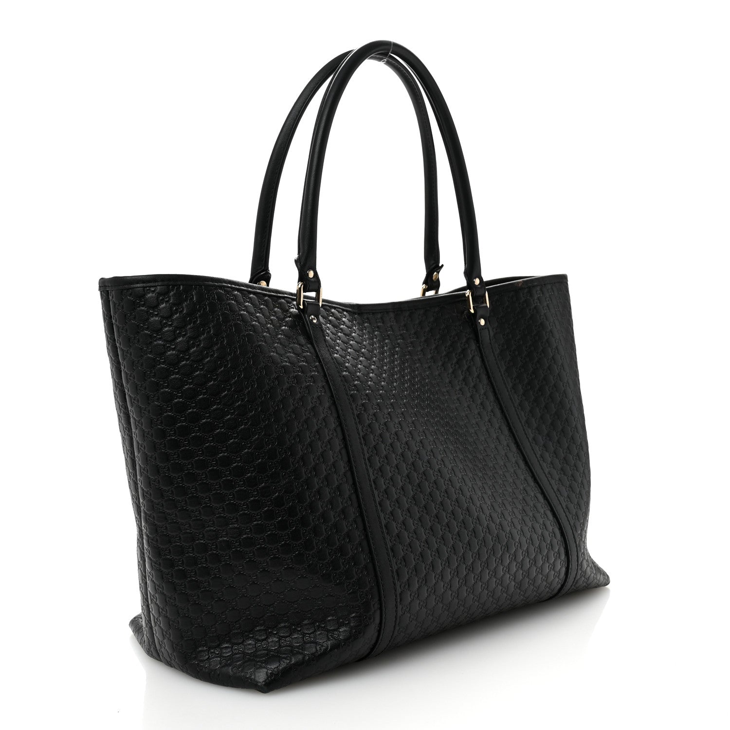 Microguccissima Large Joy Tote Black