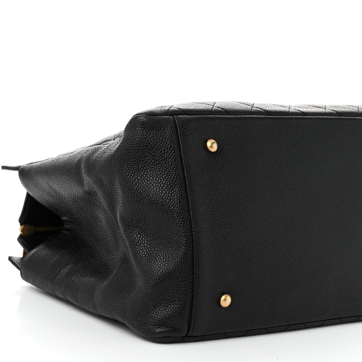 Caviar Quilted Grand Timeless Tote GTT Black