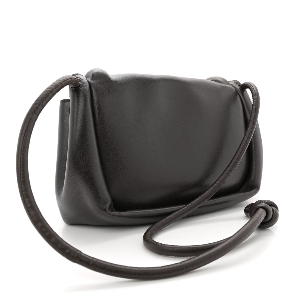 Lambskin Small Beak Triangle Flap Shoulder Bag Fondant