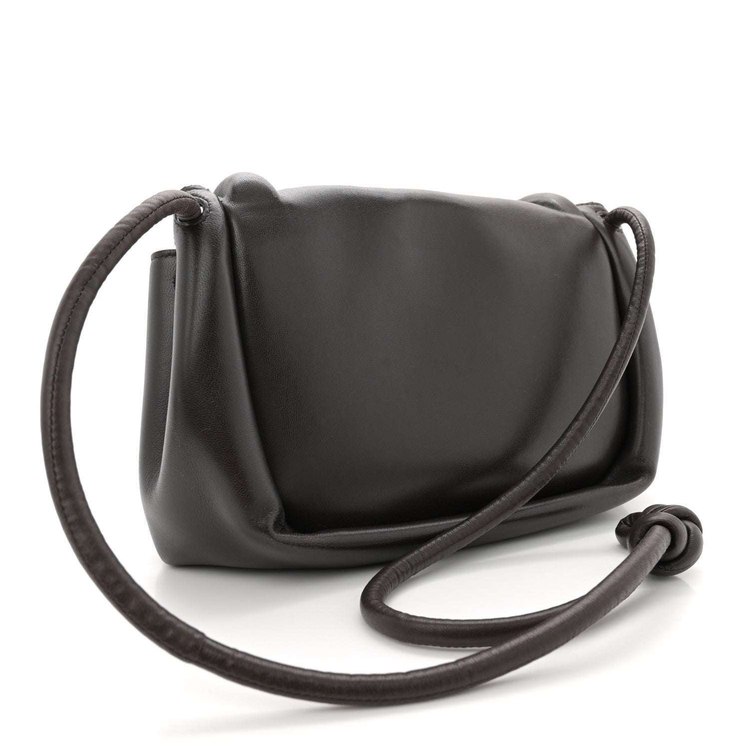 Lambskin Small Beak Triangle Flap Shoulder Bag Fondant