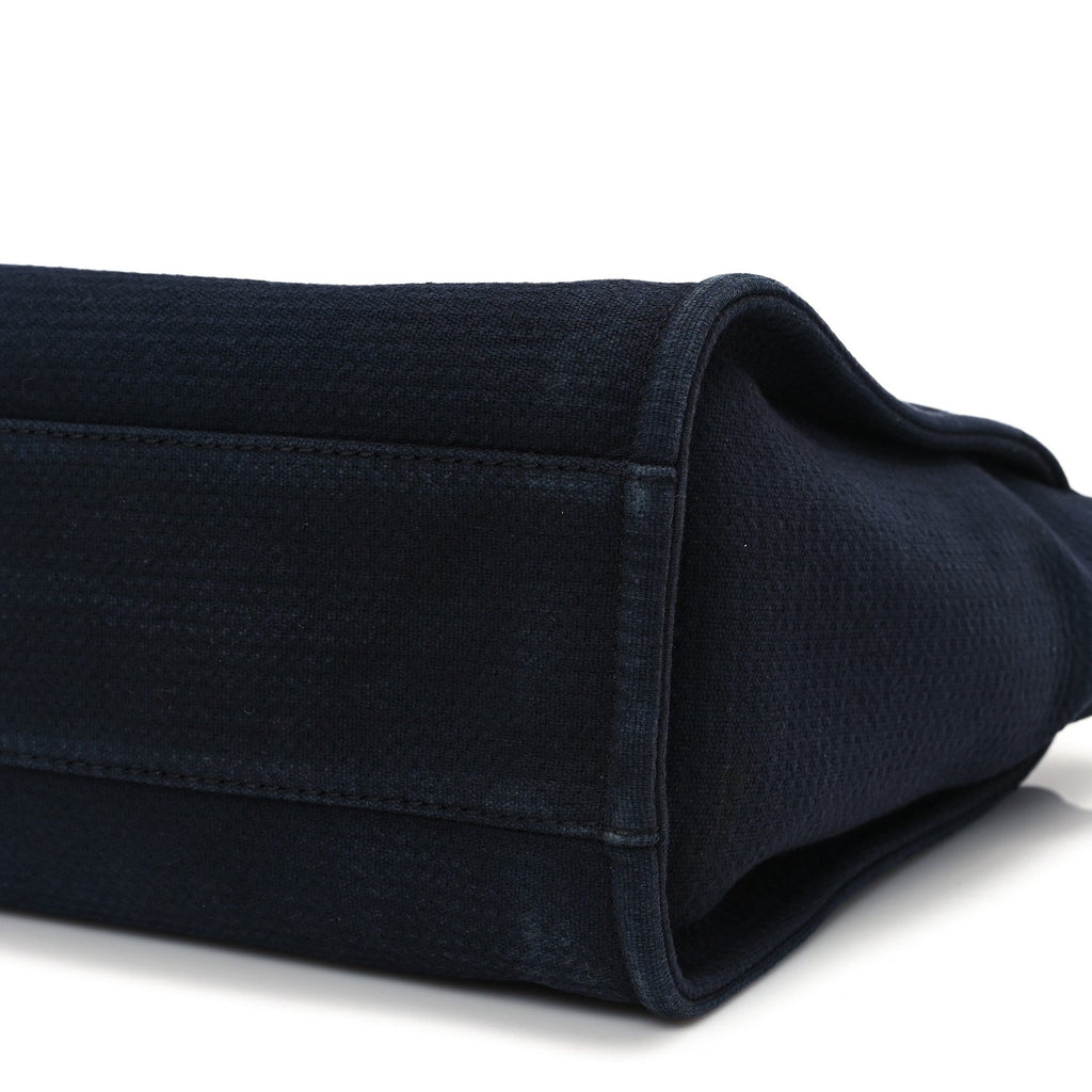 Mixed Fibers Small Deauville Tote Navy