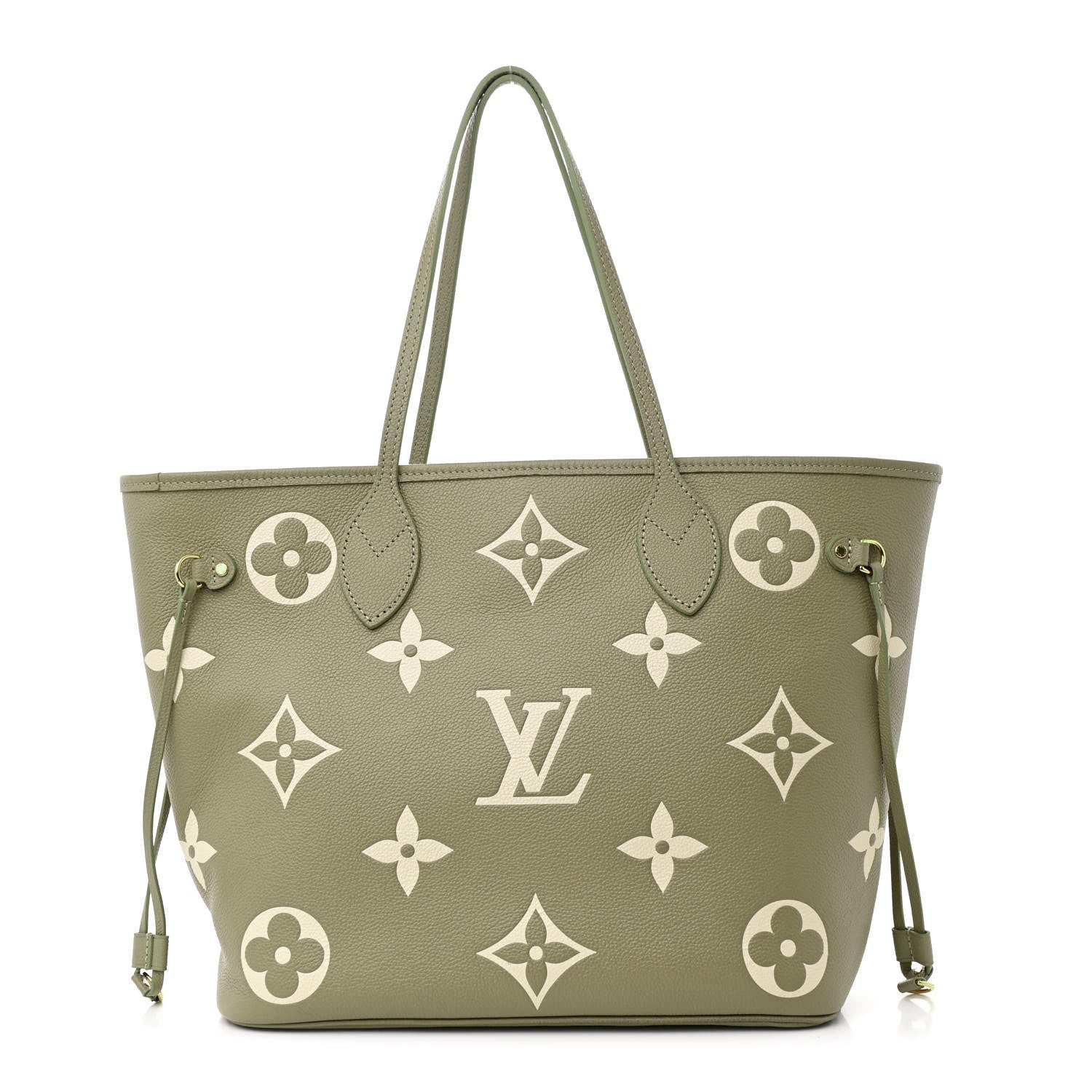 Empreinte Monogram Giant Neverfull MM Khaki Cream