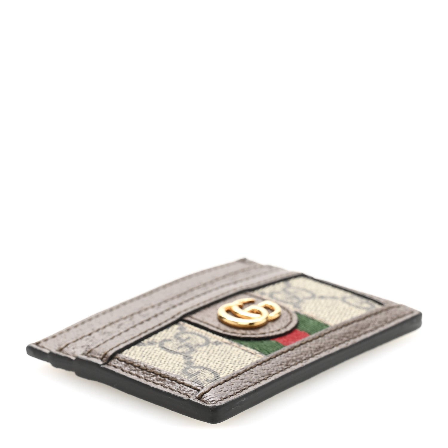 GG Supreme Monogram Ophidia  Holder Brown