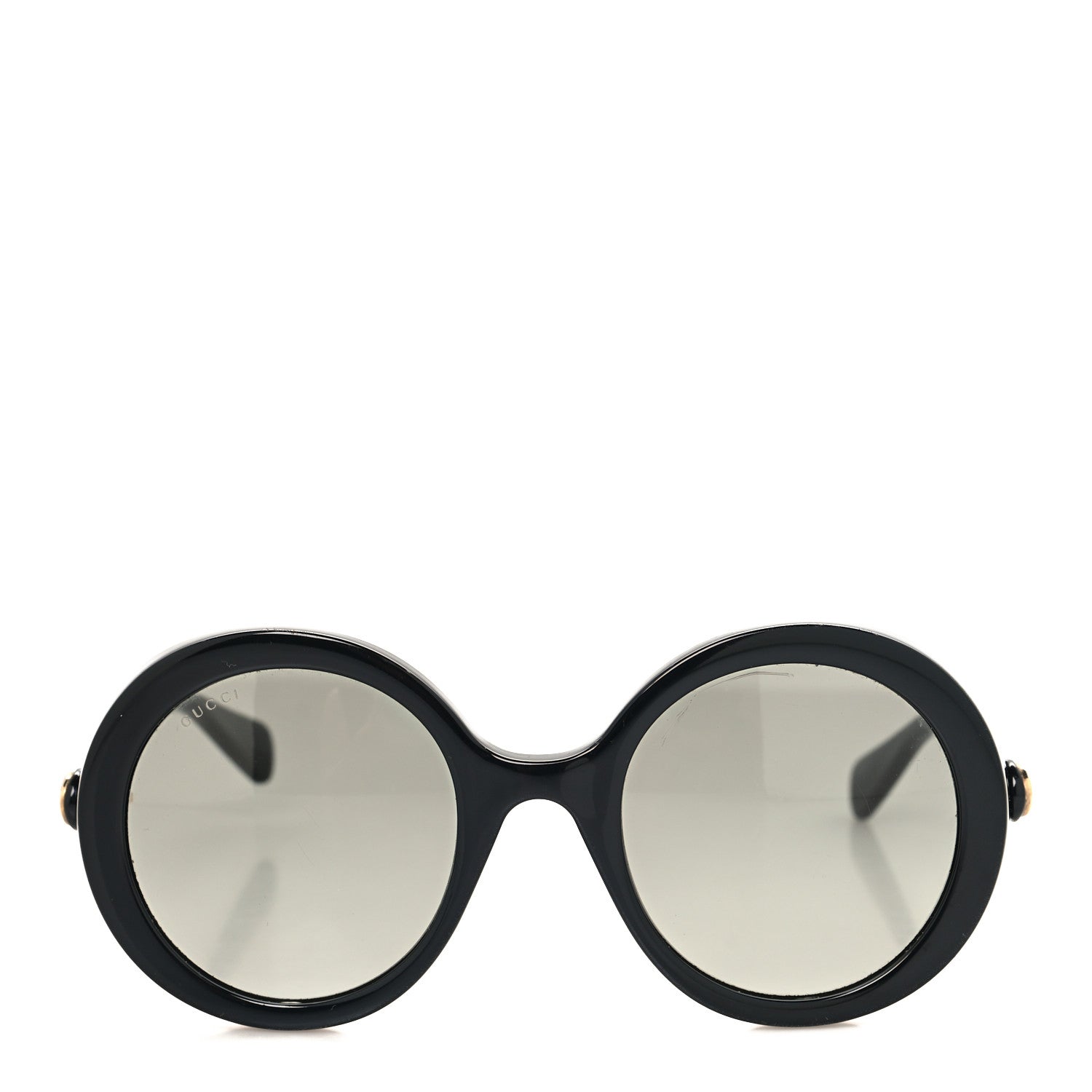 Acetate Round GG Sunglasses GG0367S Black
