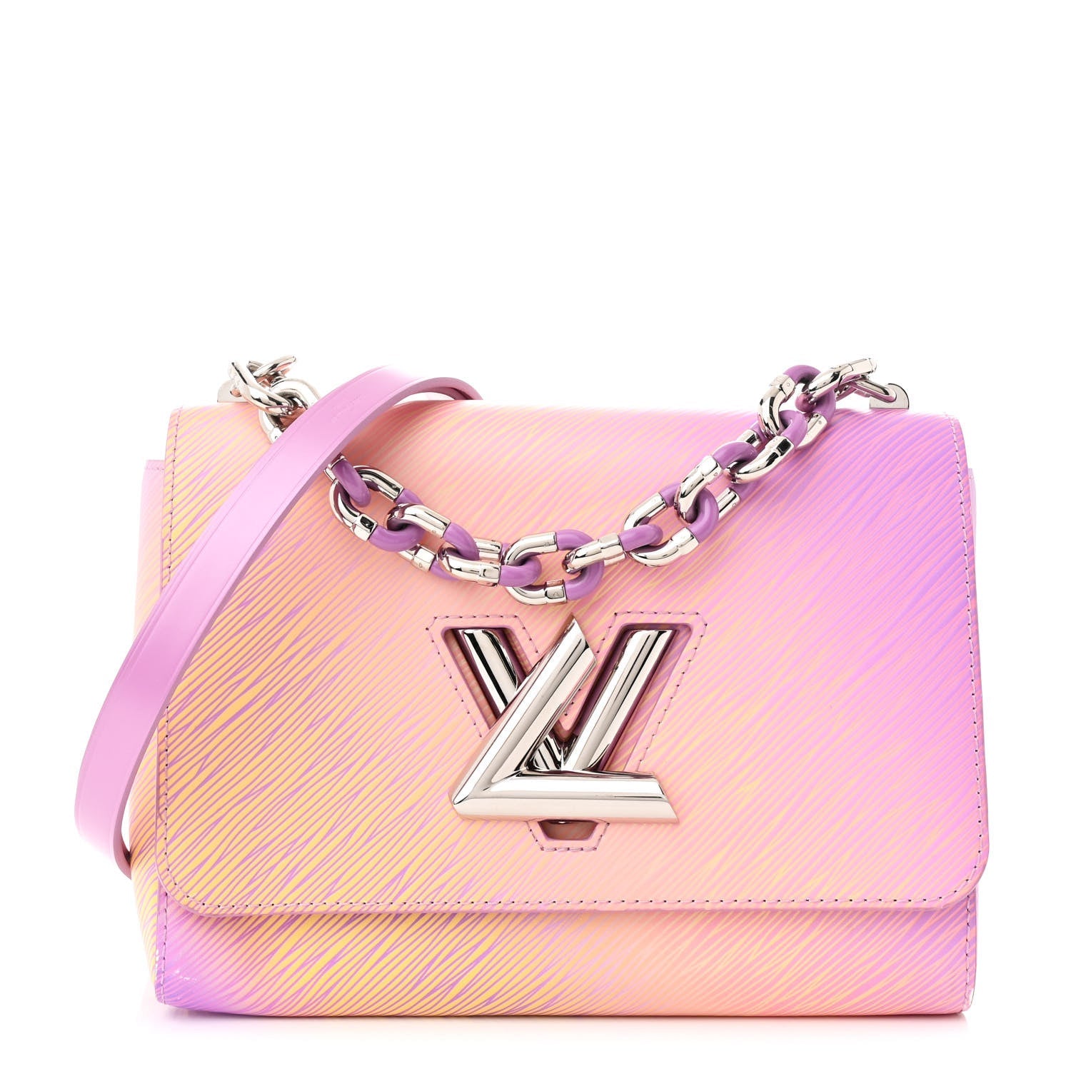 Epi Twist Shoulder Bag MM Gradient Orange