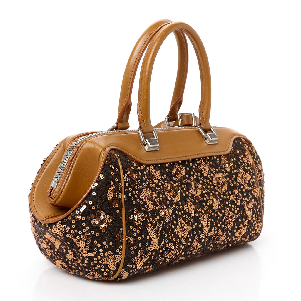 Sequin Monogram Sunshine Express Baby Gold