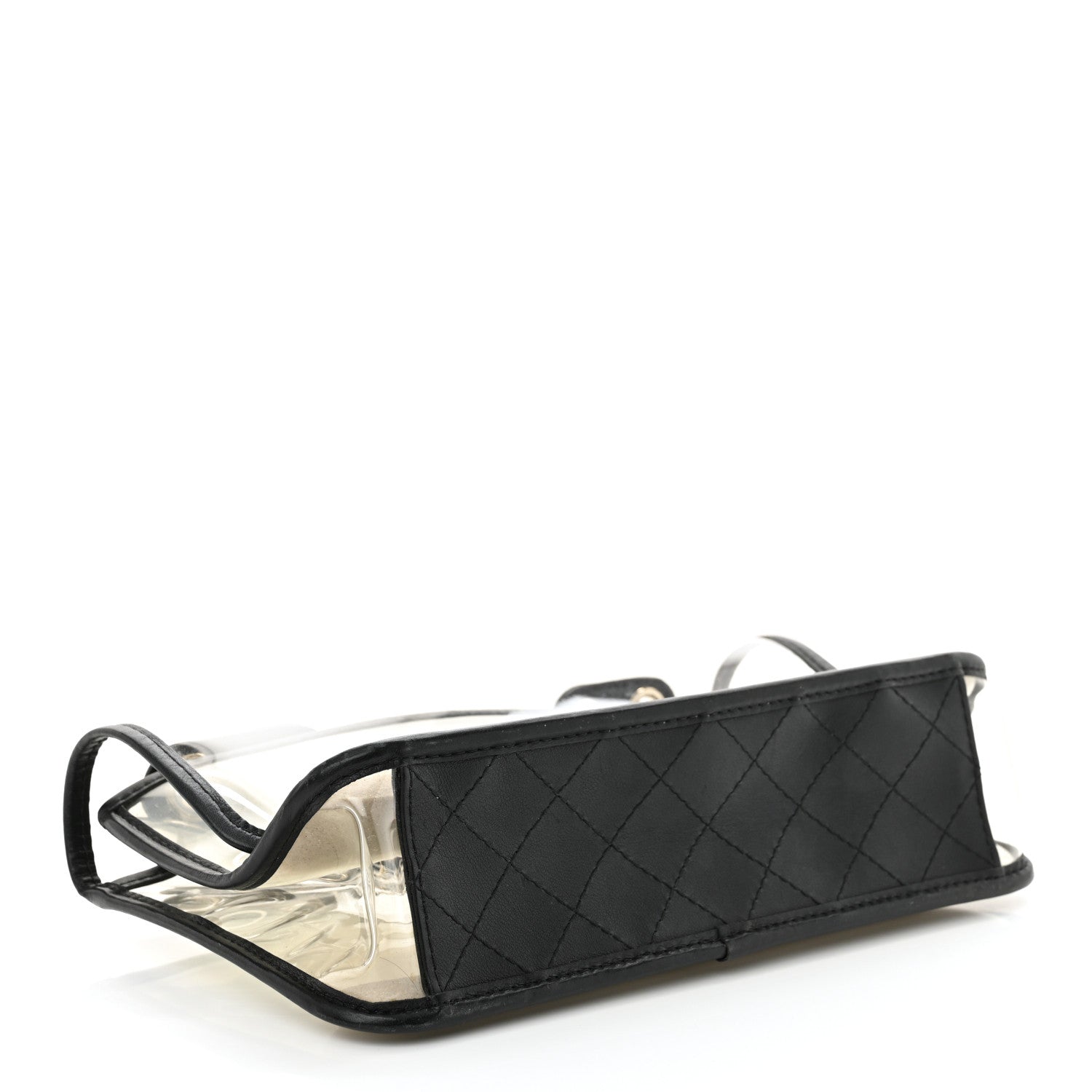 Lambskin PVC Medium Sand By The Sea Flap Black