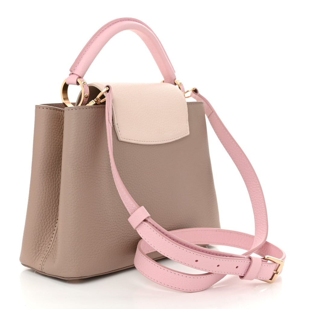 Taurillon Capucines BB Galet Creme Rose