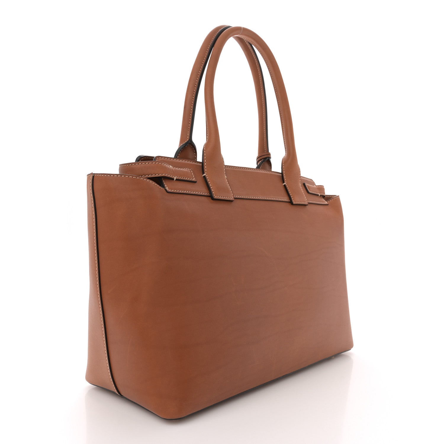 Supple Calfskin Medium Conti Tan