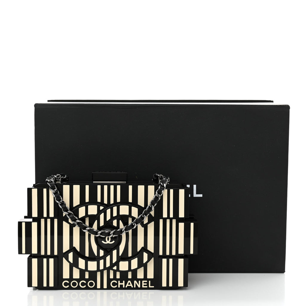 Plexiglass Barcode Boy Brick Lego Clutch Black