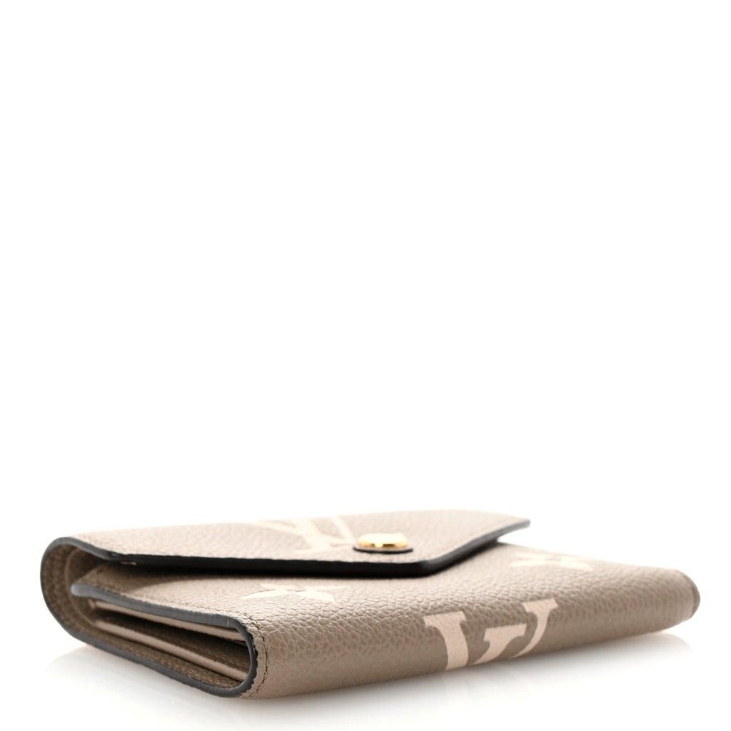 Empreinte Monogram Giant Victorine Wallet Tourterelle Creme