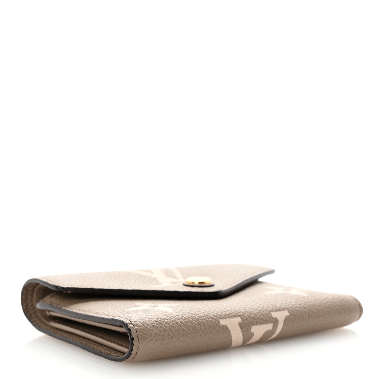 Empreinte Monogram Giant Victorine Wallet Tourterelle Creme