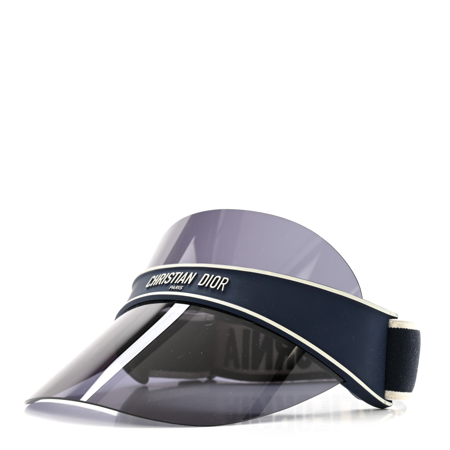 Mirrored DiorClub V1U Sun Visor Blue