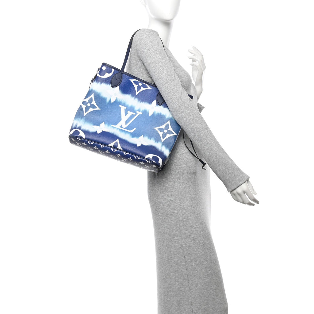 Monogram Escale Neverfull MM Blue