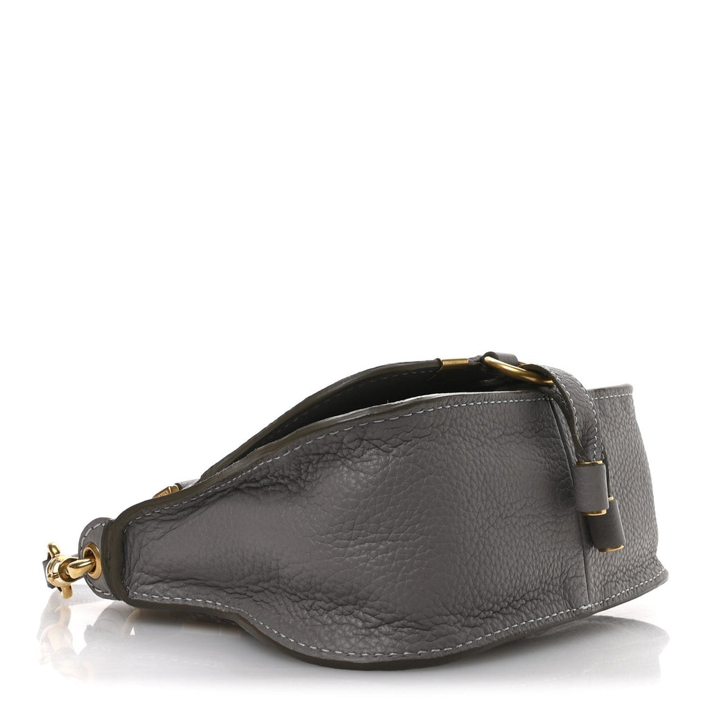Calfskin Mini Marcie Satchel Cashmere Grey